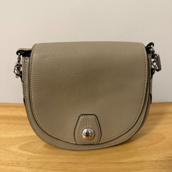 Rag & Bone Mini Flight Saddle Bag in colour clay - Picture 1 of 9